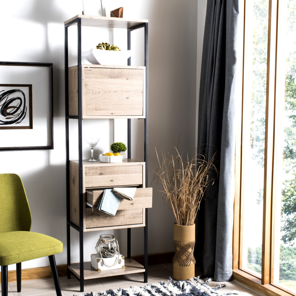 Vertical storage idea for small space living