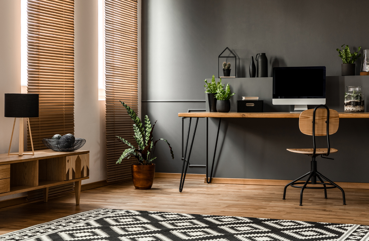 Having greenery around has also shown to improve your mood