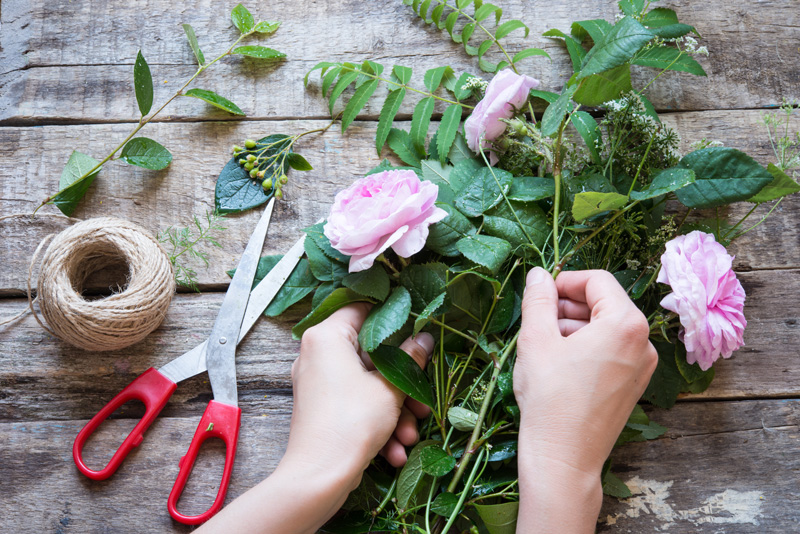 making-floral-decorations