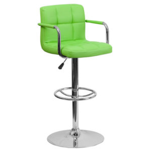 Compton Martin Adjustable Height Swivel Bar Stool with Cushion WADL2878