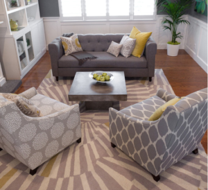 Decorate with acent chairs