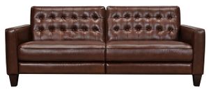 Armen Living Wesley Chestnut 81" Sofa