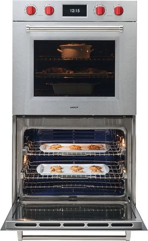 Wolf M Series 30" Stainless Steel Double Electric Wall Oven