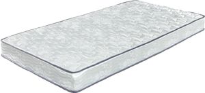 front view of the Sierra Sleep® by Ashley® Innerspring Firm Tight Top Queen Mattress in a Box
