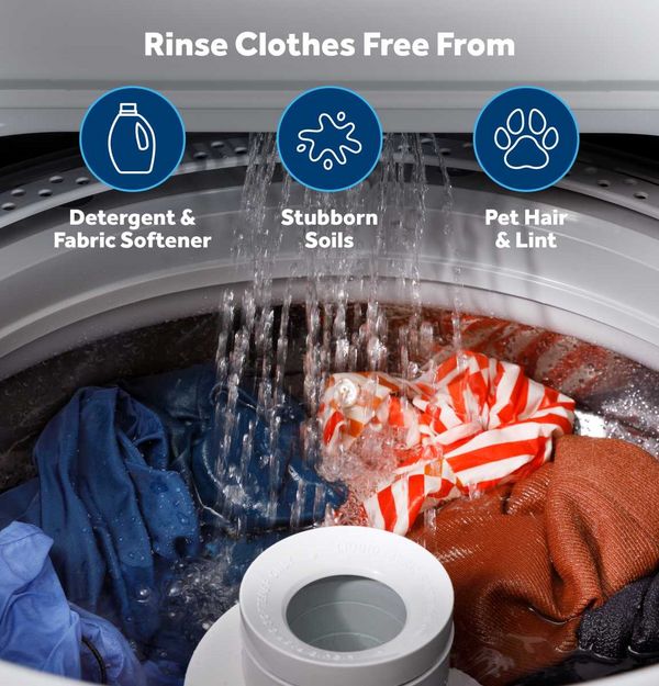 GE 4.0 Cu. Ft White Top Load Washer Features