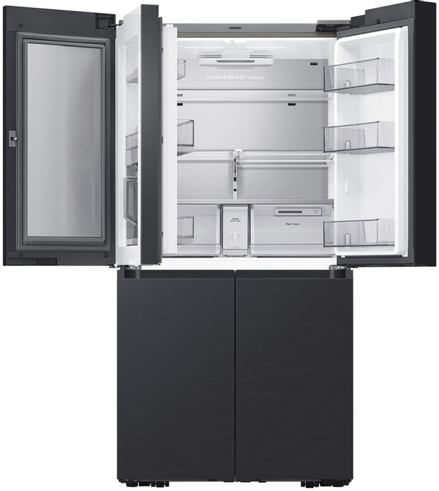 Matte Black Samsung Refrigerator 