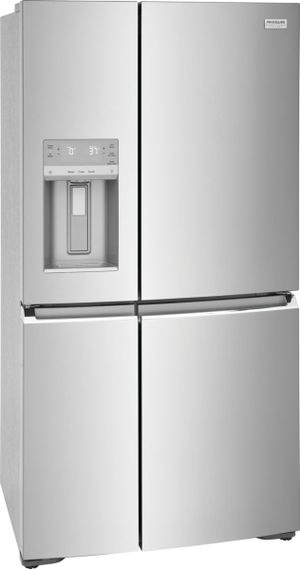 front view of the Frigidaire Gallery® 21.5 Cu. Ft. Smudge-Proof® Stainless Steel Counter Depth French DoorRefrigerator