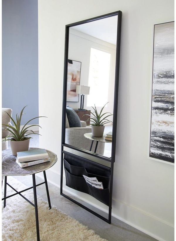 front view of a full length mirror