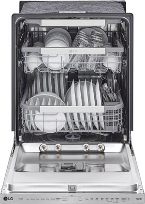 LG 24" PrintProof Stainless Steel Top Control Built In Dishwasher