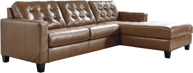 Cognac 2 Piece Sectional
