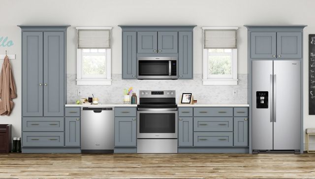 Whirlpool Monochromatic Side by Side Refrigerator