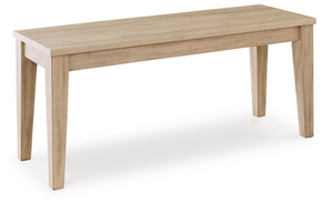 Glean Dining Bench durable melamine laminate seat board