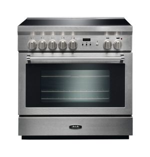 AGA Professional 36" Stainless Steel with Chrome Trim Induction Range