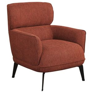 front view of the Rust Accent Chair