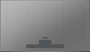 top view of a Thermador® Liberty® 36" Titanium Gray Induction Cooktop