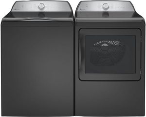 GE Profile Diamond Gray Laundry Pair