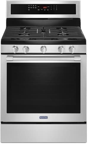 Stainless steel Maytag gas range