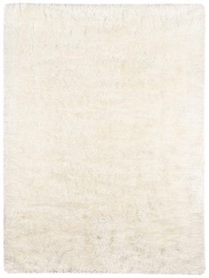 white shag rug