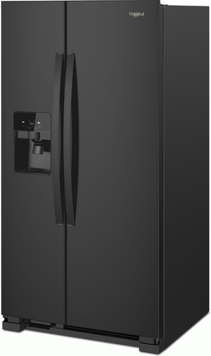 Whirlpool 24.6 Cu. Ft. Black Side-by-Side Refrigerator