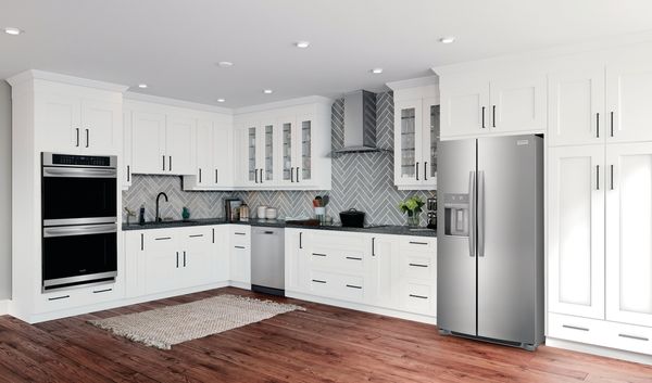 Frigidaire Gallery 36 in. 25.6 Cu. Ft. Smudge-Proof® Stainless Steel Side-by-Side Refrigerator