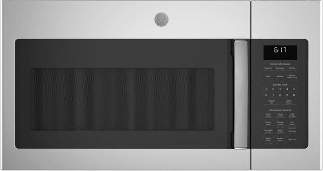 GE® Series 1.7 Cu. Ft. Stainless Steel Over The Range Sensor Microwave