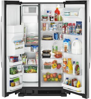 Amana 21.4 Cu. Ft. Stainless Steel Side-By-Side Refrigerator