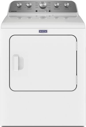 Maytag 7.0 Cu. Ft. White Front Load Gas Dryer