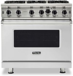 Viking® 5 Series 36" Stainless Steel Pro Style Liquid Propane Gas Range
