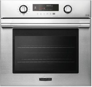 front view of Signature Kitchen Suite 30" Stainless Steel Electric Built In Single Oven