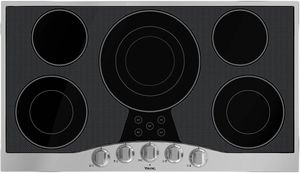 Viking® Professional Series 36" Stainless Steel/Black Glass Electric Cooktop