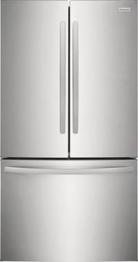 front view of the Frigidaire® 28.8 Cu. Ft. Stainless Steel French Door Refrigerator