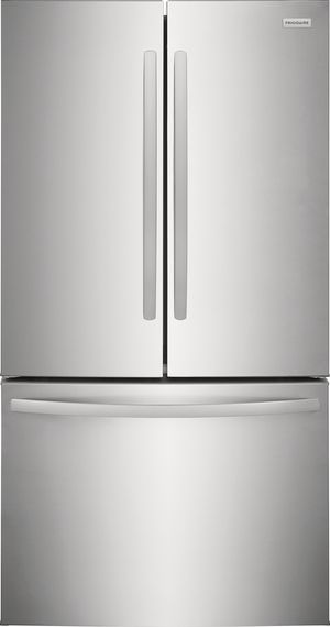 front view of the Frigidaire® 28.8 Cu. Ft. Stainless Steel French Door Refrigerator