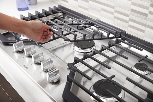 Whirlpool 36" Stainless Steel Gas Cooktop