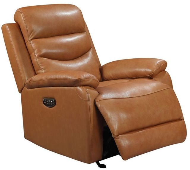 Leather Italia™ Clark Camel Glider Recliner