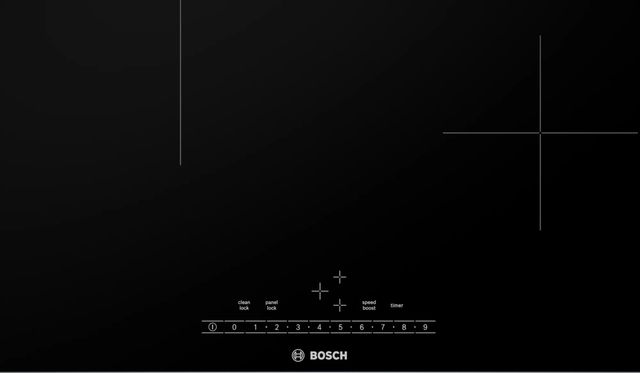24-inch black induction cooktop