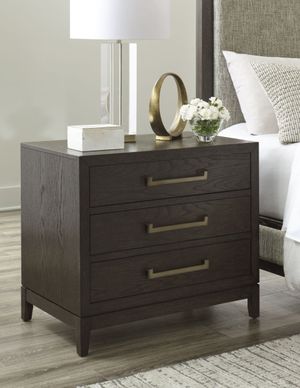 wood nightstand