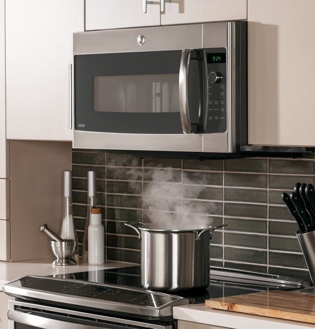 GE over the range microwave header