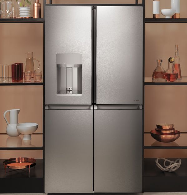 Café 27.4 Cu. Ft. Platinum Glass Smart French Door Refrigerator