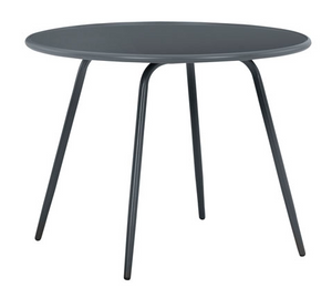 front view of the Signature Design by Ashley® Palm Bliss Grey Round Dining Table