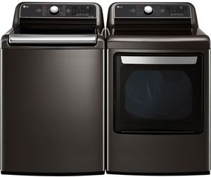LG Black Steel Laundry Pair