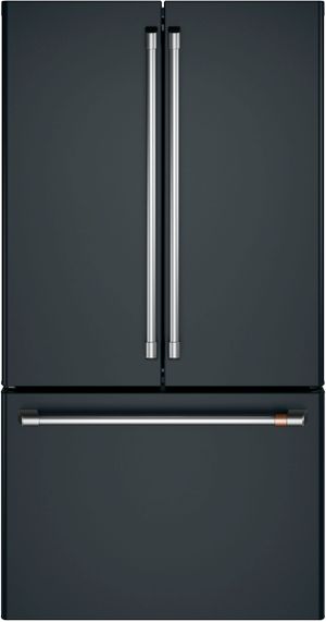 Café 23.1 Cu. Ft. Matte Black Counter Depth French Door Refrigerator