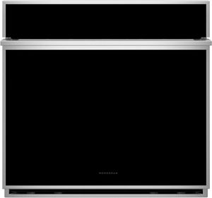 front view of the Monogram Minimalist Collection 30" Stainless Steel Electric Built In Single Oven