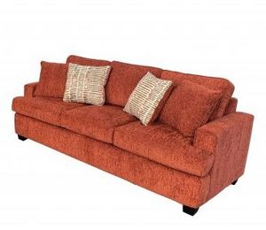 orange sofa