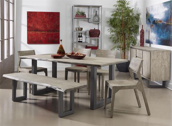 Coast2Coast Home™ Yukon Gunmetal/Sandblast Grey Dining Table