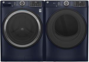 GE Sapphire Blue Front Load Laundry Pair