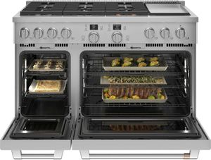 Café 48" Stainless Steel Professional Style Dual Fuel Range