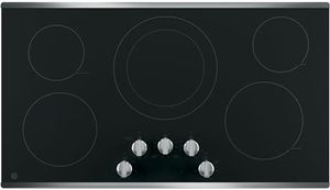 GE 36" Stainless Steel Built In Electric Cooktop