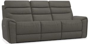 La-Z-Boy® Soren Pewter Leather Power Reclining Sofa