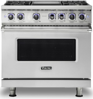 Viking® 7 Series 36" Stainless Steel Pro Style Gas Range