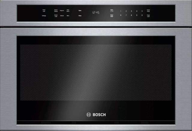 Bosch 800 Series 1.2 Cu. Ft. Stainless Steel Drawer Microwave